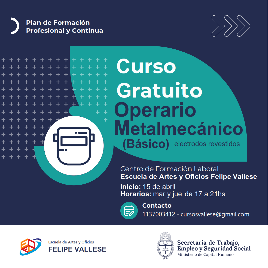 Operario Metalmecánico Básico - Electrodo Revestido